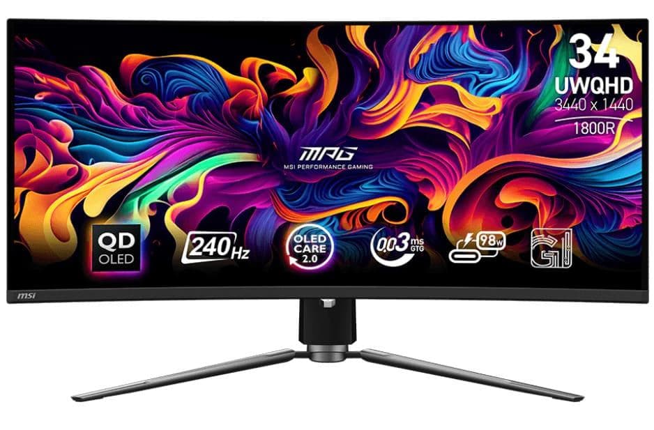 Монітор 34" MPG 341CQPX QD-OLED UWQHD OLED 240Hz