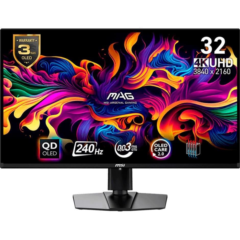 Монітор 31.5" MSI MAG 321UPX QD-OLED UHD OLED 240Hz