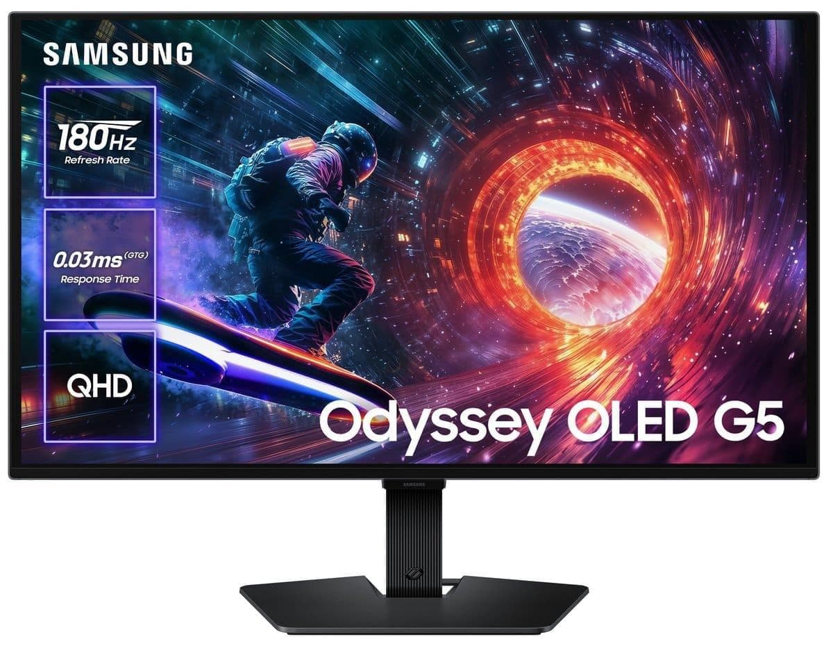 Монітор 27" Samsung LS27FG502SIXUA QHD OLED 180Hz