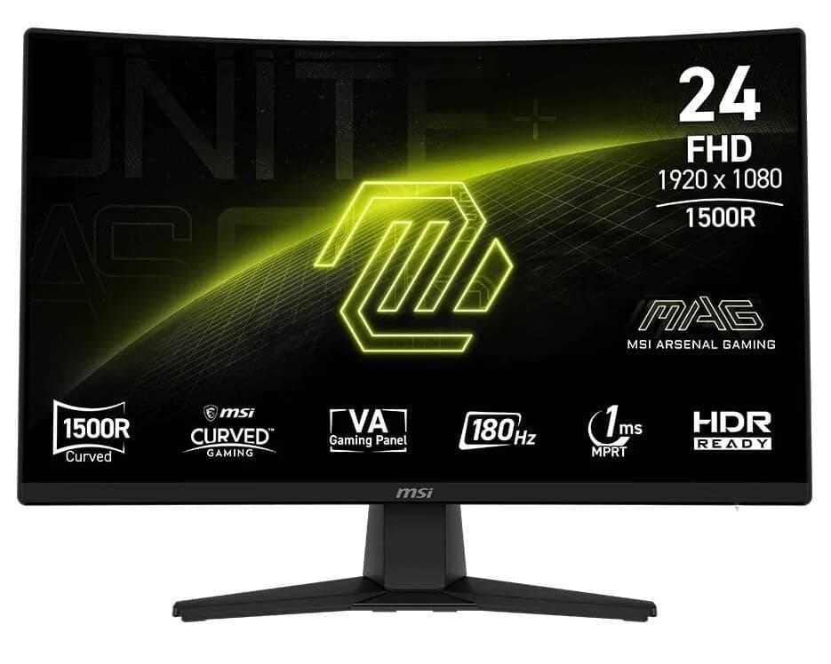 Монітор 23.6" MSI MAG 242C Curved FHD VA 180Hz