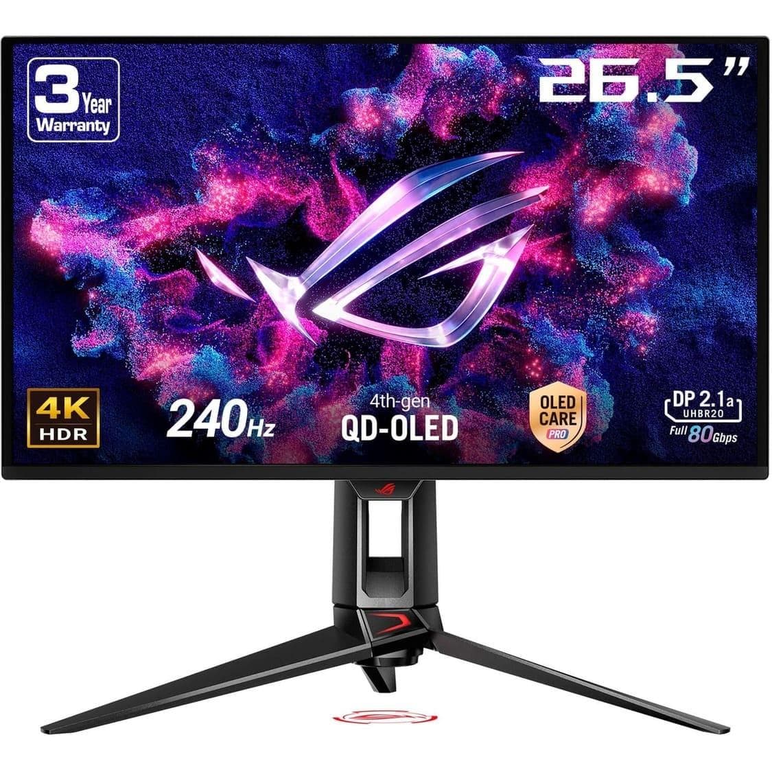 Монітор 27" ASUS PG27UCDM QD-OLED UHD OLED 240Hz