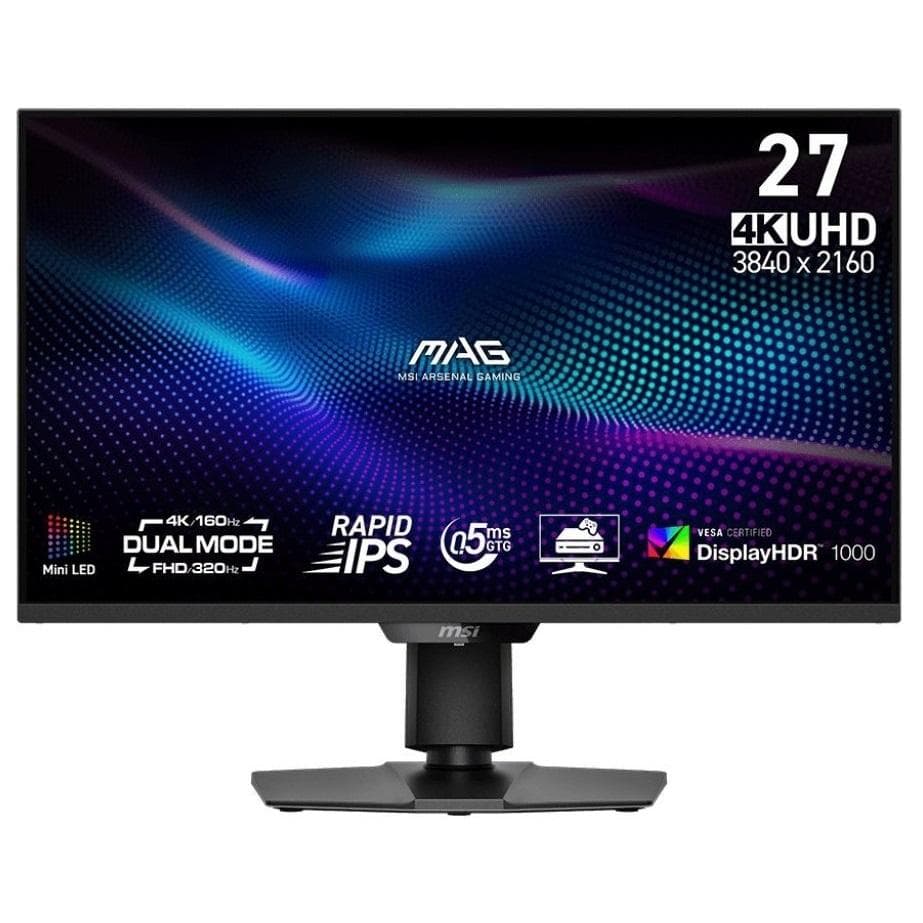 Монітор 27" MSI MAG 274UPDF E16M Dual Mode MiniLED UHD IPS 160/320Hz