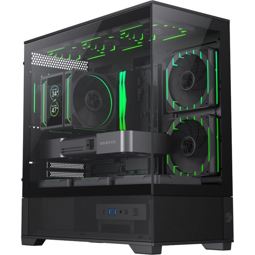 Корпус GAMEMAX Vista 2 M Tempered Glass без БЖ Black