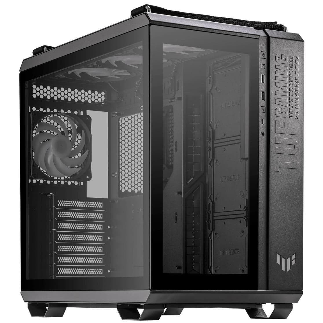Корпус Asus TUF Gaming GT502 Plus Black (90DC0090-B19010)
