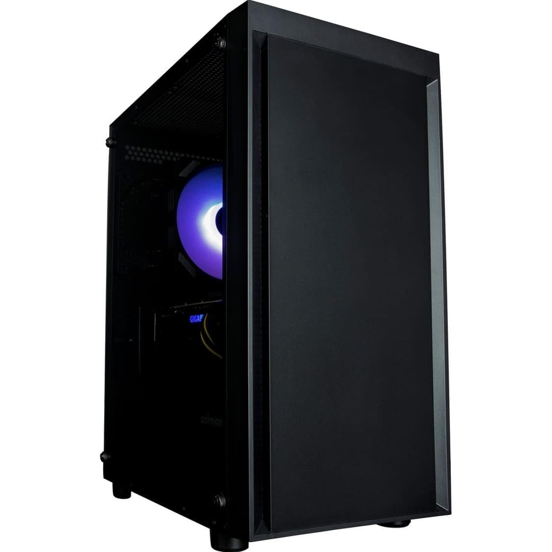 Корпус Zalman T3 Plus Tempered Glass без БЖ Black (T3PLUS)