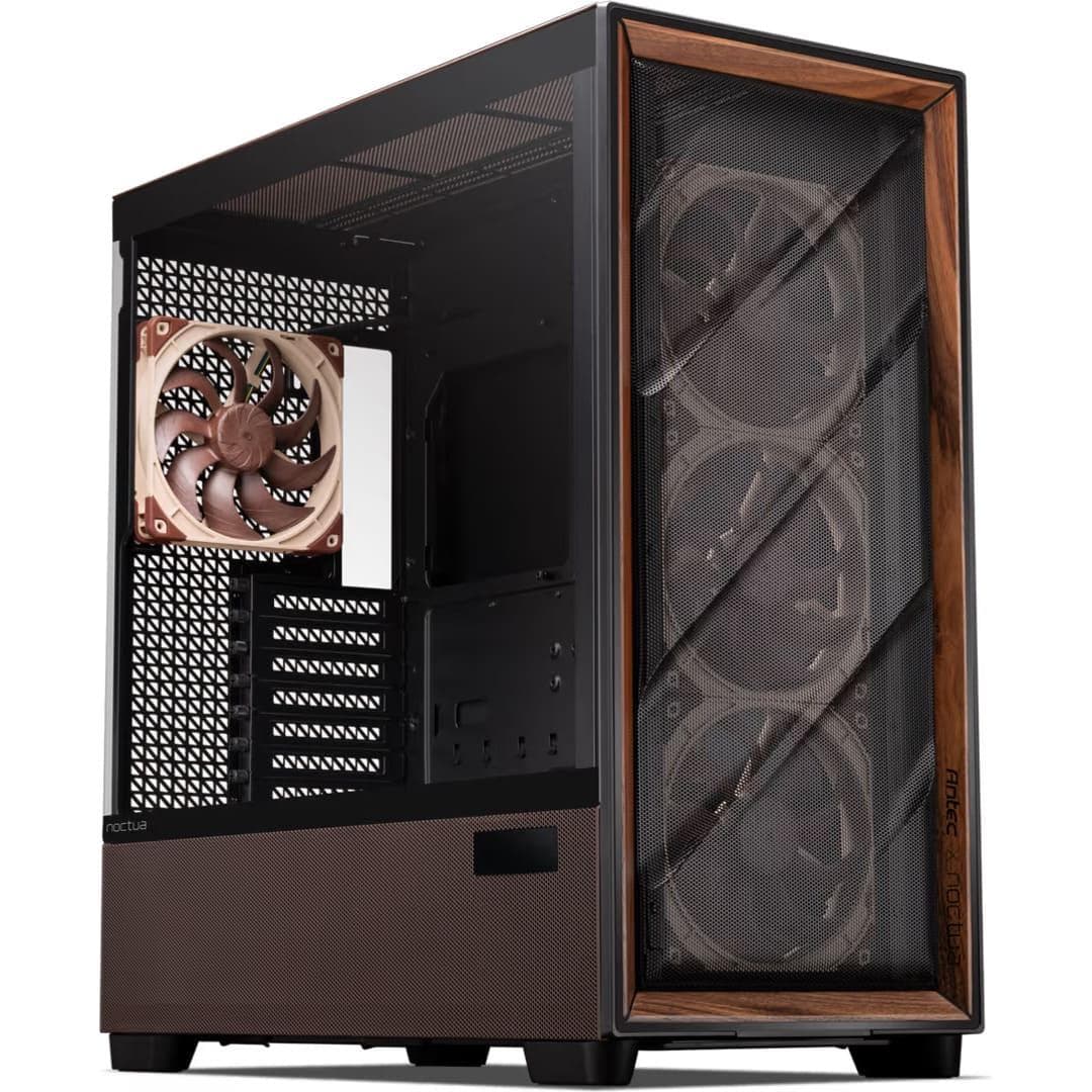 Корпус Antec Flux Pro Noctua Edition Tempered Glass без БЖ Black/Brown