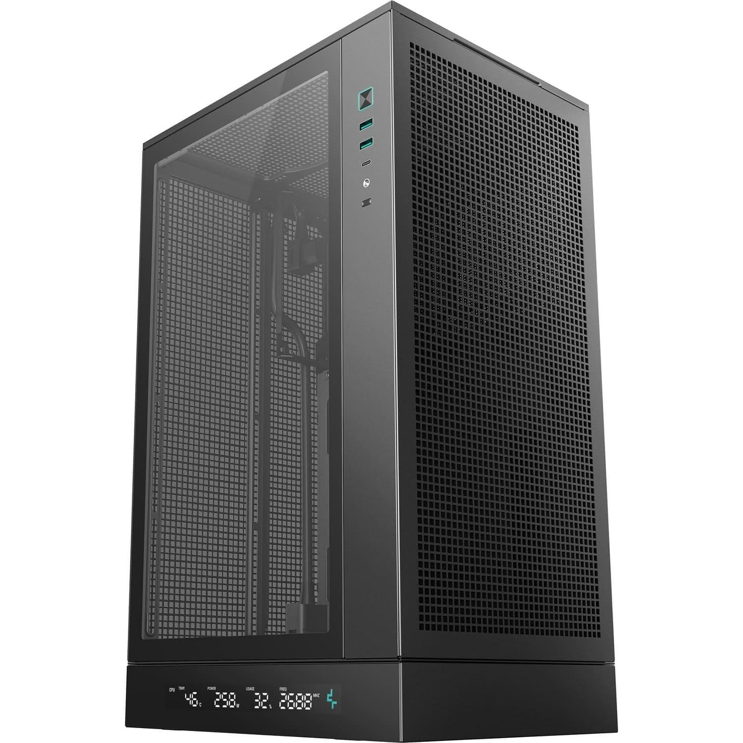 Корпус Deepcool CH270 Digital Без БП (R-CH270-BKNDM0-G-1) Black