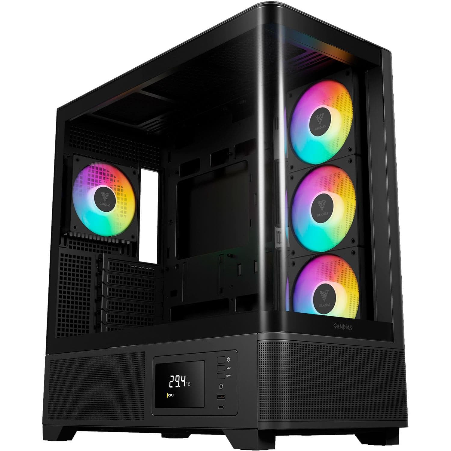 Корпус GAMDIAS ATLAS P2 CG (4711514501025) Black