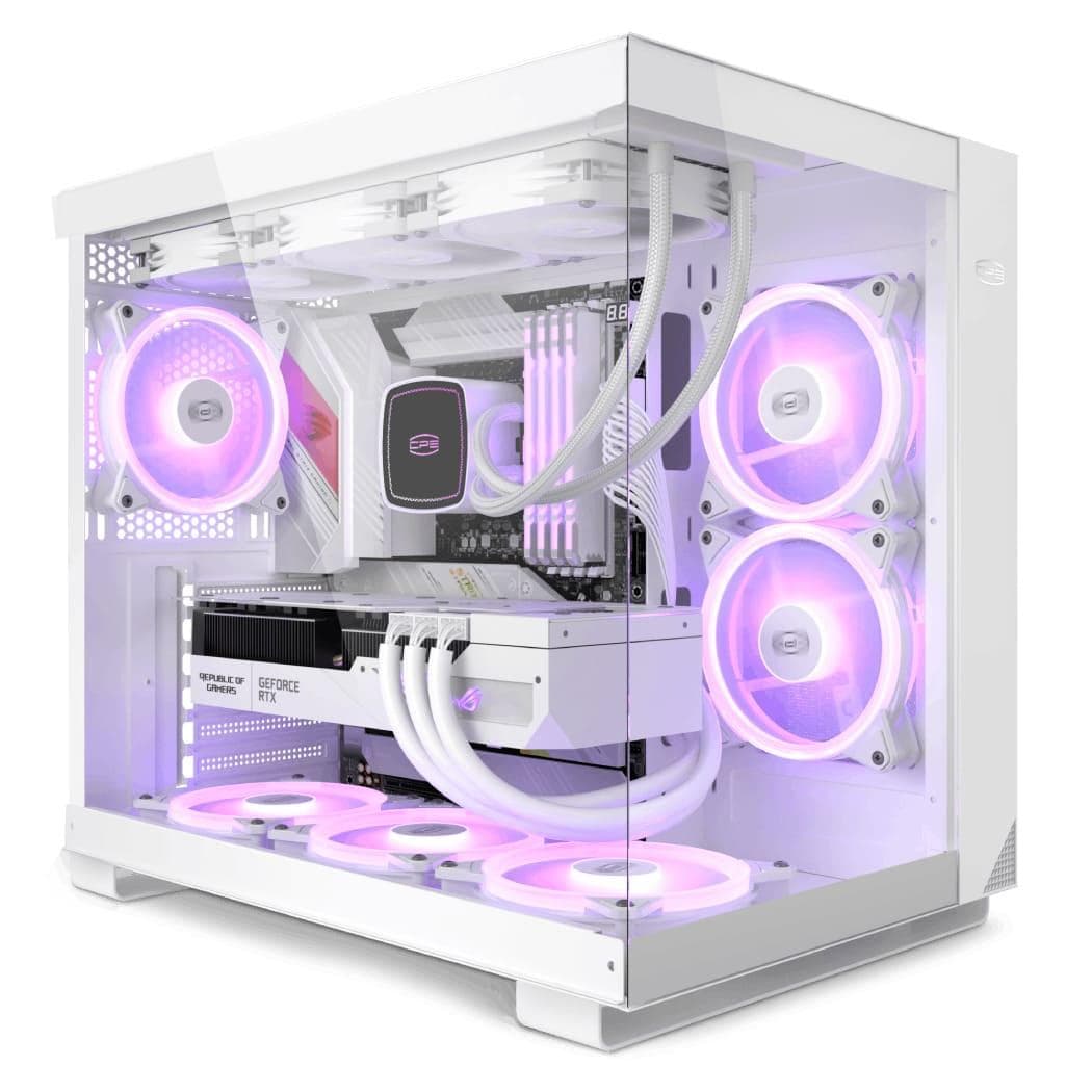 Корпус PсCOOLER CPS білий ATX/Micro ATX/Mini-ITX без БП (LxWxH)415x295x368мм/468*378*514мм