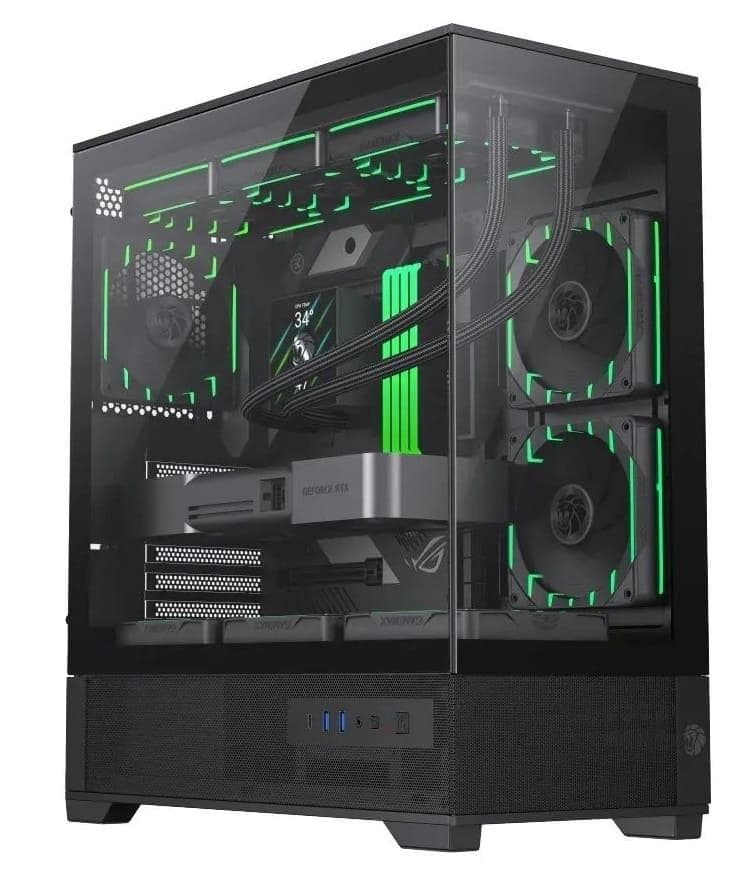Корпус GAMEMAX Vista 2 A Tempered Glass без БЖ Black