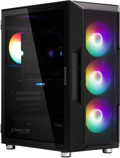 Корпус Zalman I3 Neo Mesh Tempered Glass без БЖ Black (I3NEOBLACK)
