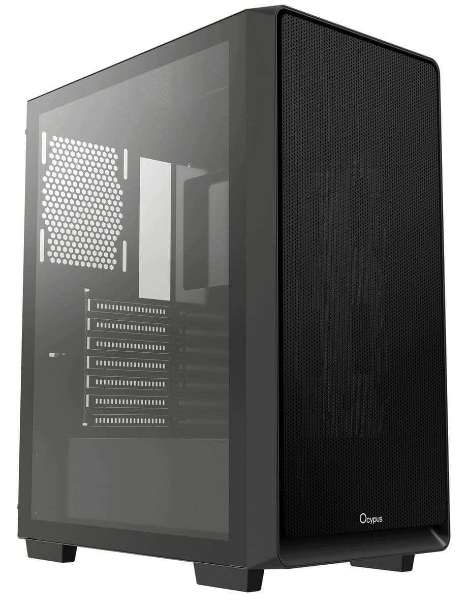 Корпус OCYPUS GAMMA C60 Black (GAMMA-C60-BKG000XX-GL)