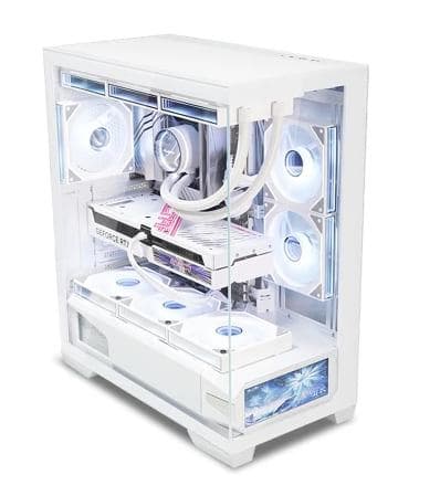 Корпус ALmordor QX25A LCD без БП (ALQX25AWH_LCD) White