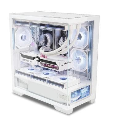 Корпус ALmordor QX25M LCD без БП (ALQX25MWH_LCD) White
