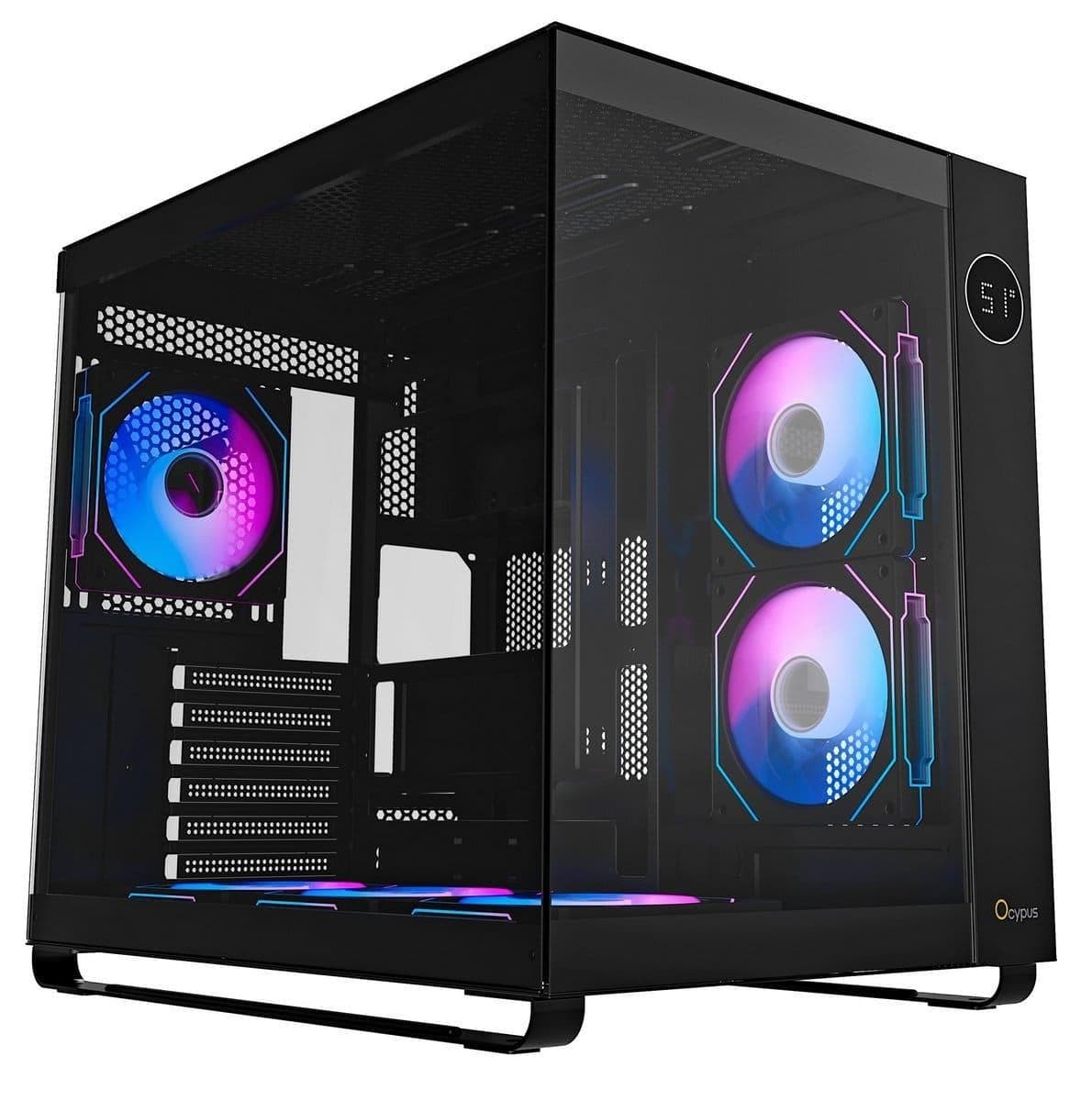 Корпус OCYPUS IOTA C70 BK ARGB (IOTA-C70-BKD600XX-GL)