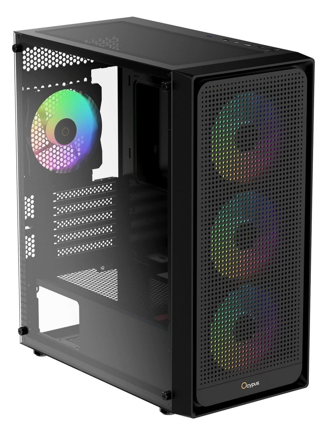 Корпус OCYPUS GAMMA C50 BK ARGB (GAMMA-C50-BKG400XX-GL)