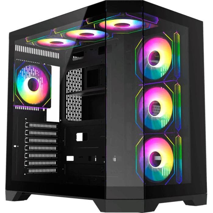 Корпус GAMEMAX HYPE-A Tempered Glass без БП Black
