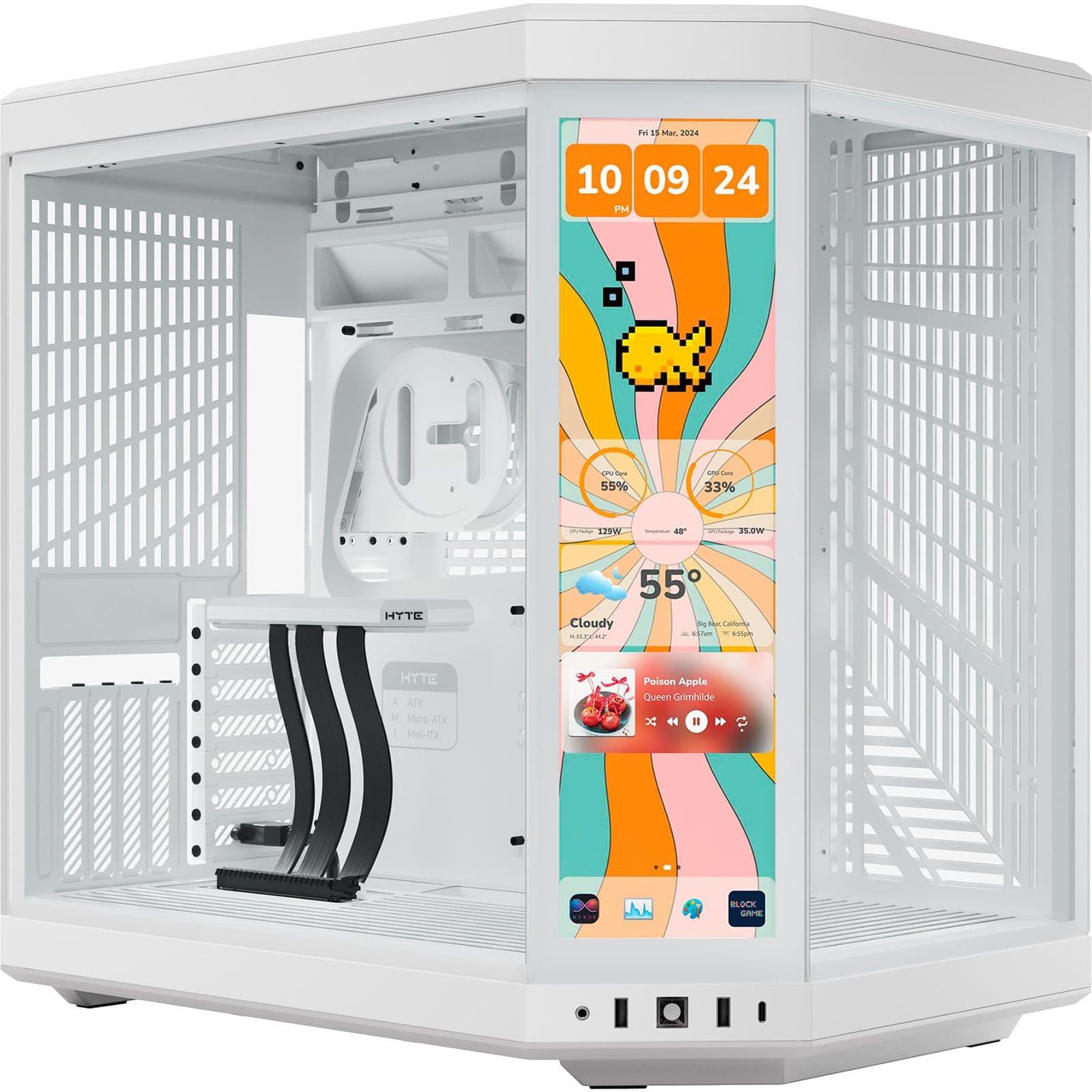 Корпус Hyte Y70 Touch Infinite Snow White PCIE 4.0 (CS-HYTE-Y70TTI-WW)