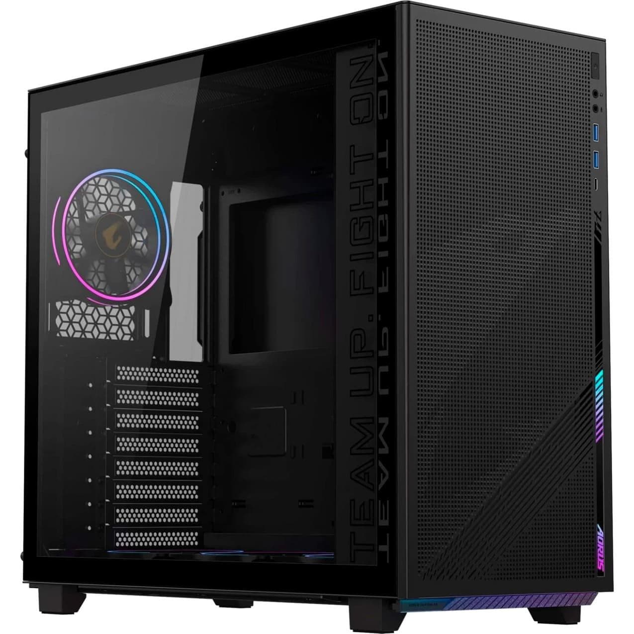 Корпус Gigabyte AORUS C400 Glass без БЖ (GB-AC400G) Black