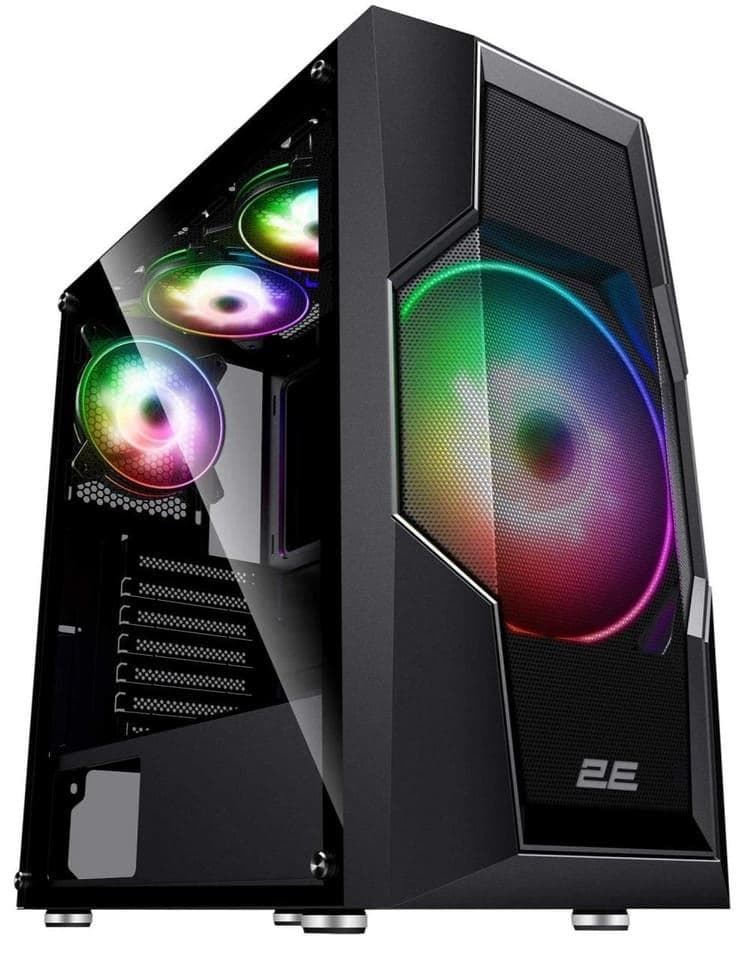 Корпус 2E Gaming Turbo Black (2E-G2057B)
