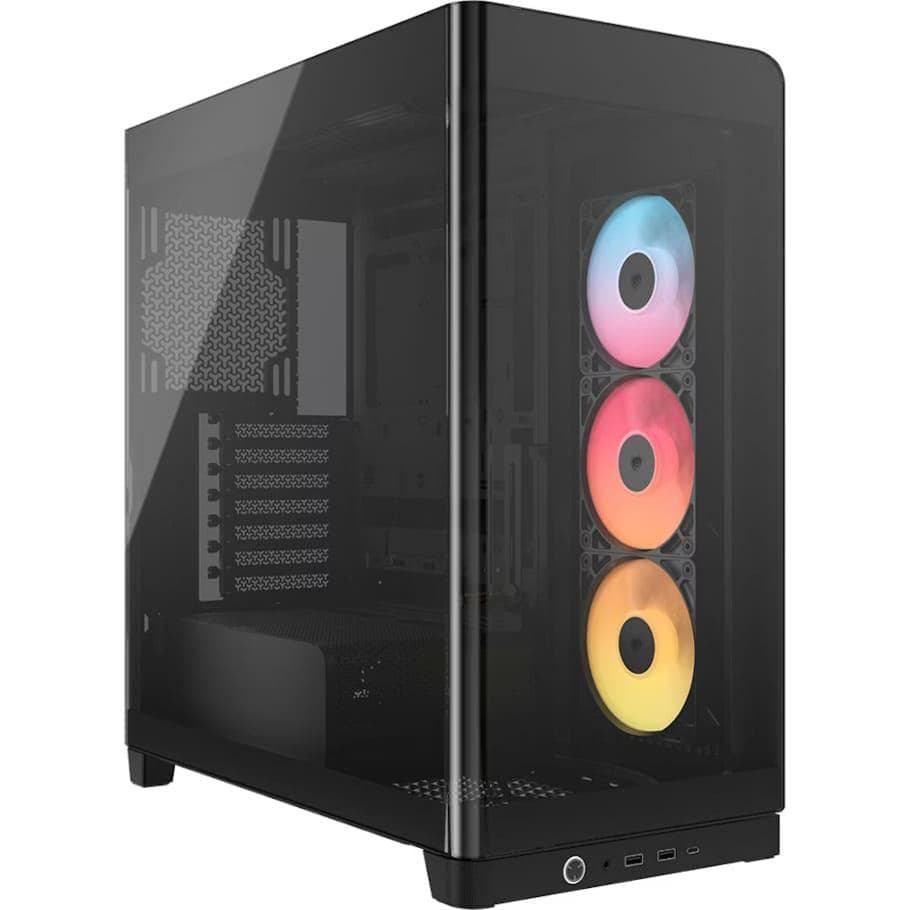 Корпус Corsair FRAME 4500X LX-R RGB Tempered Glass без БП (CC-9011316-WW) Black