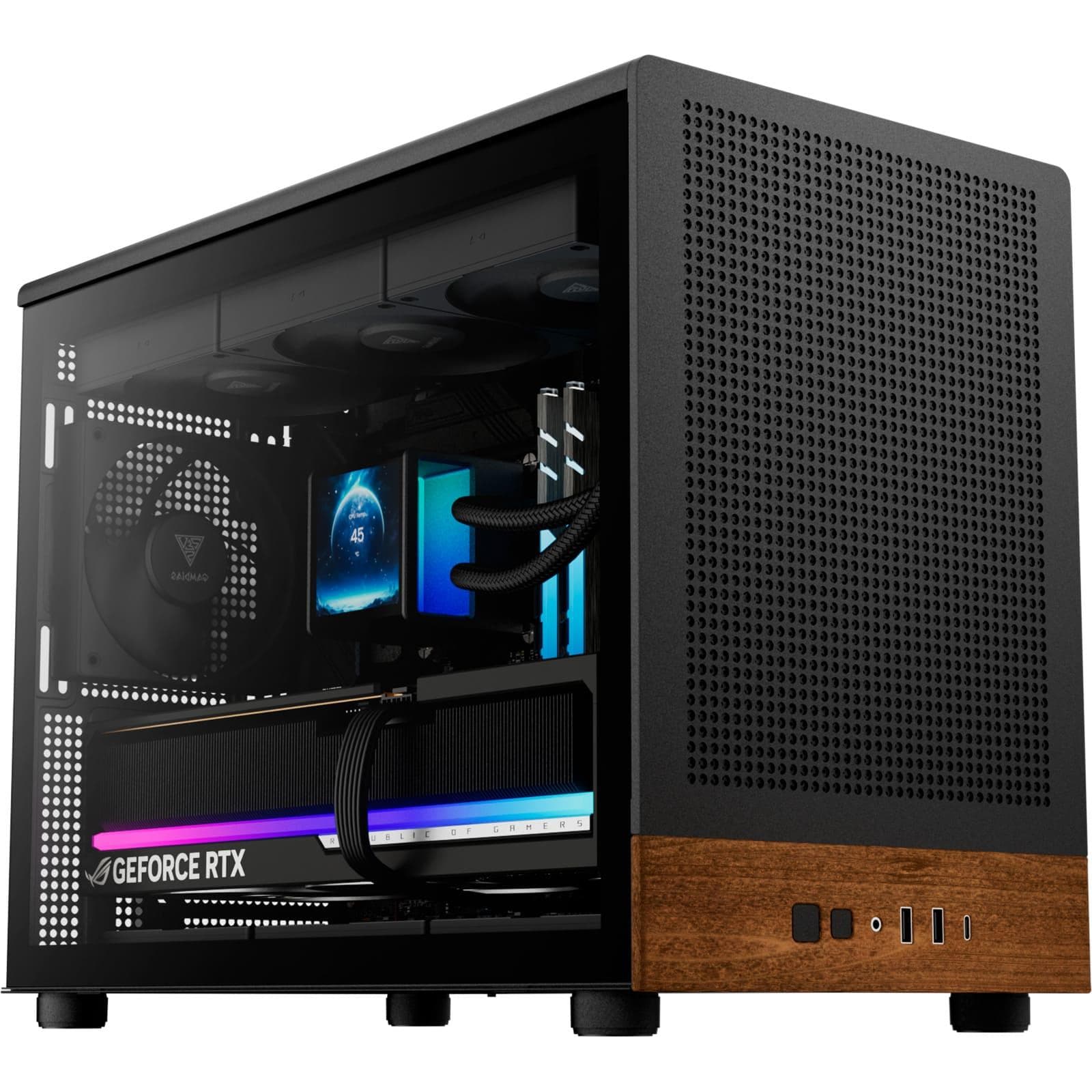 Корпус GAMDIAS ATHENA M4M WOOD (4711514503784)