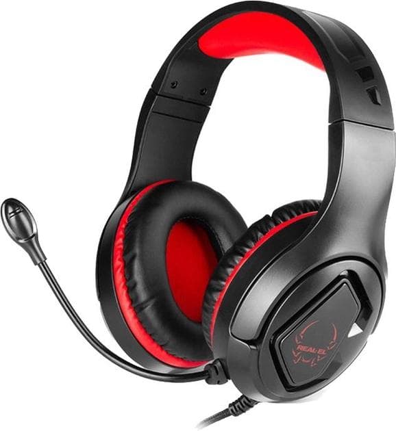 Ігрова гарнітура Real-El GDX-7590 Black-Red