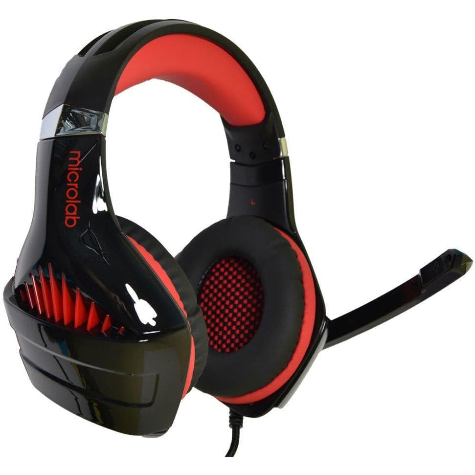 Ігрова гарнітура Microlab G6 Black-Red