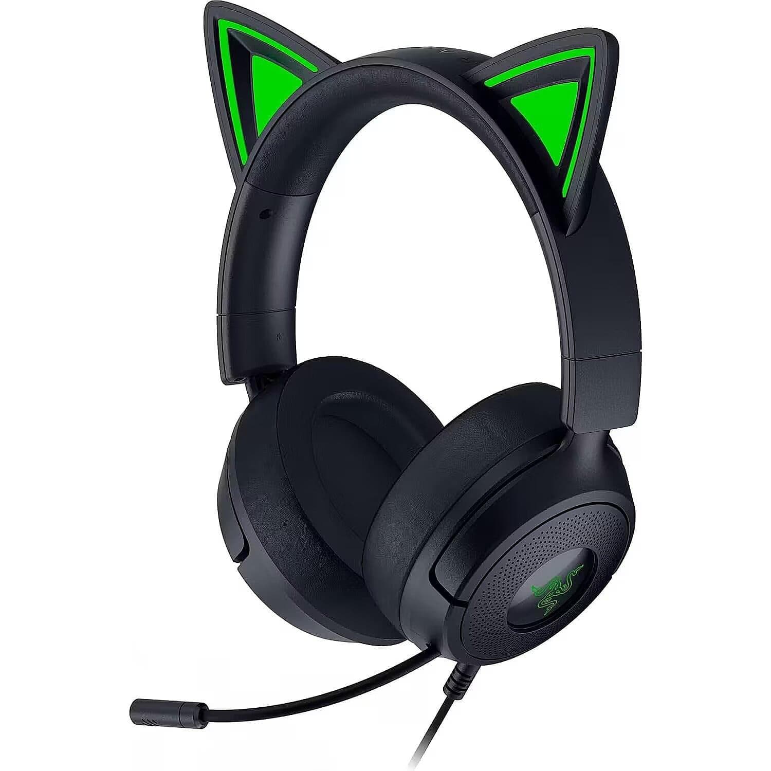 Ігрова гарнітура RAZER Kraken Kitty V3 X Black (RZ04-05350200-R3M1)