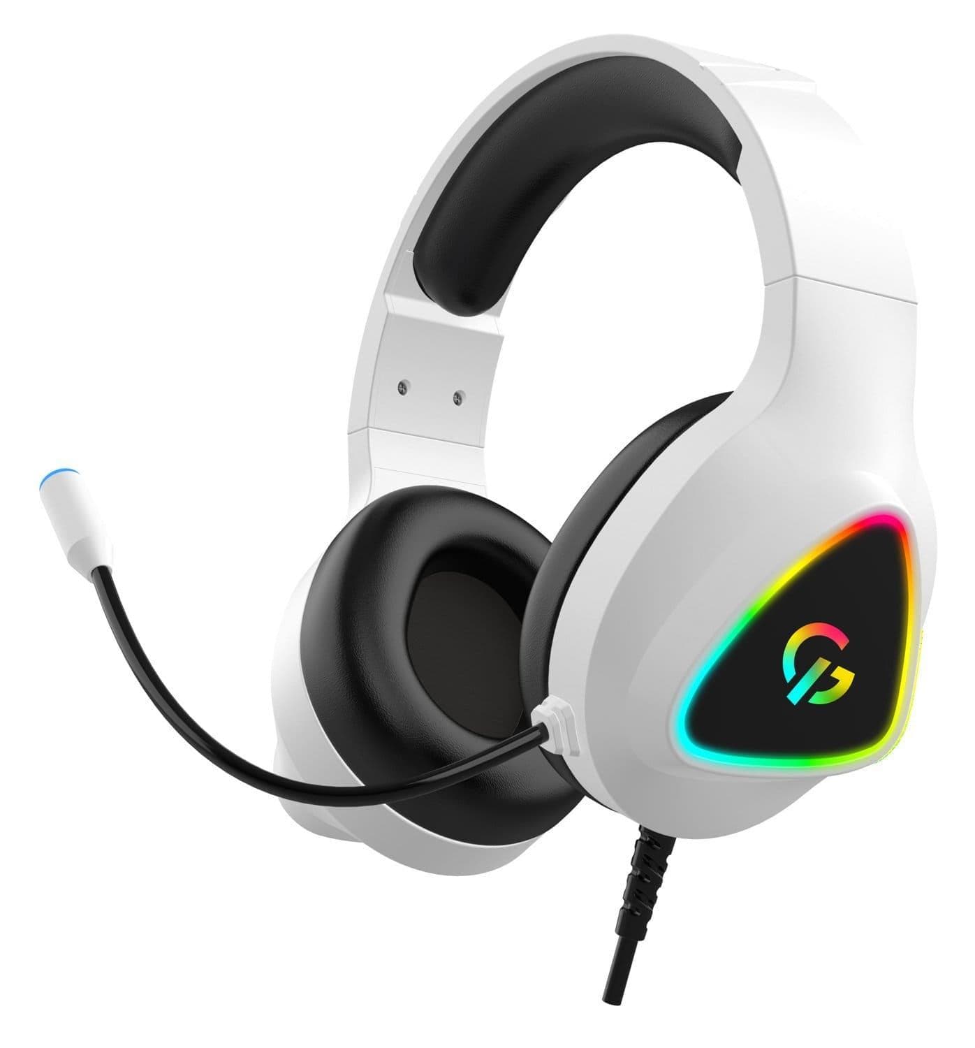 Ігрова гарнітура GamePro HS615 RGB White