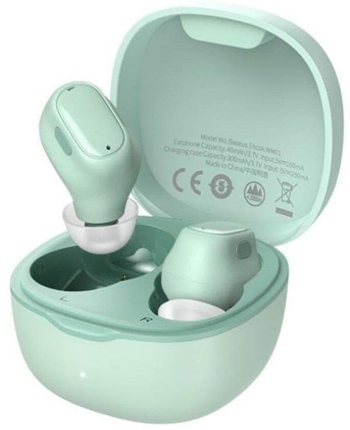 Навушники TWS Baseus WM01 TWS green