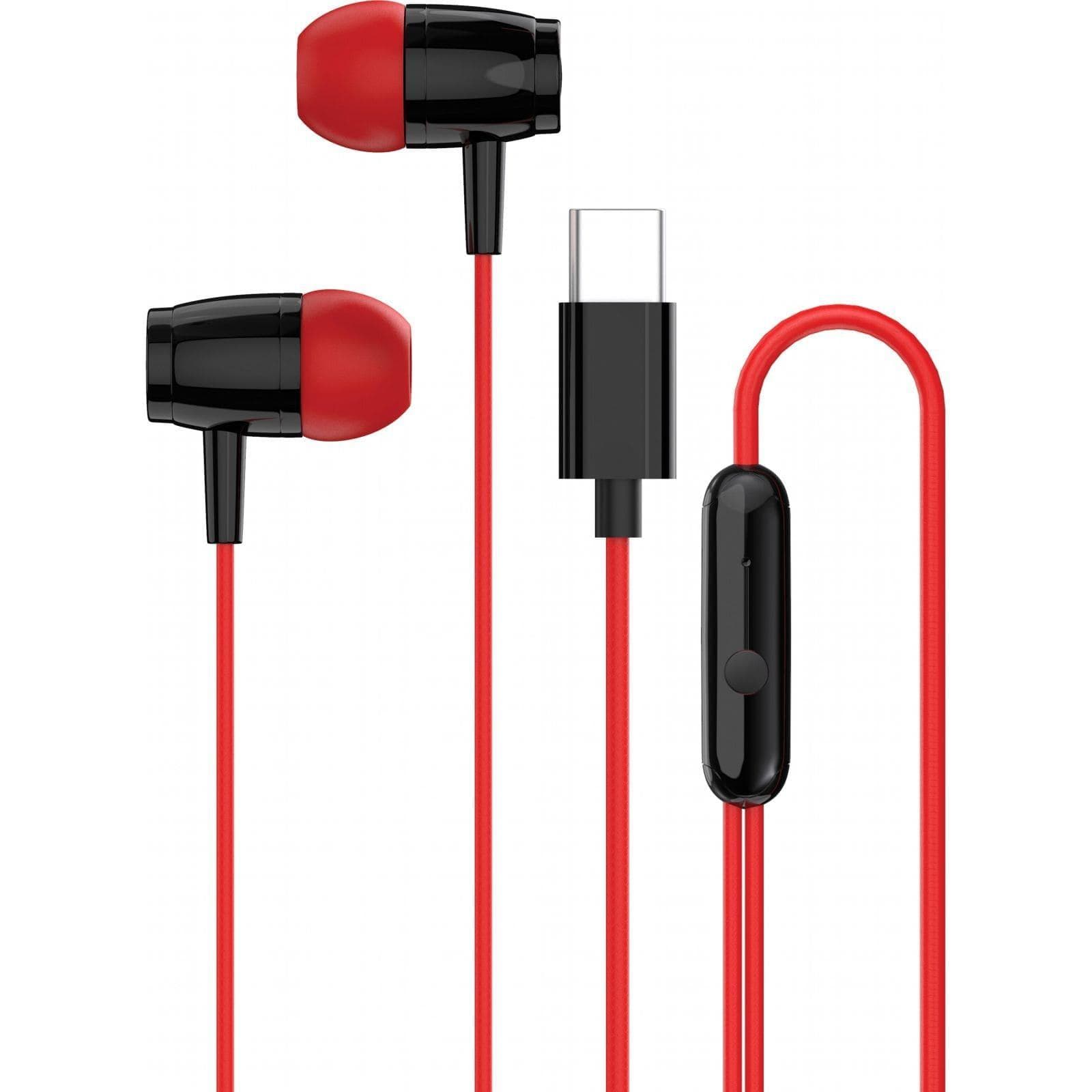 Навушники CANYON SEP-5 TYPE-C Red