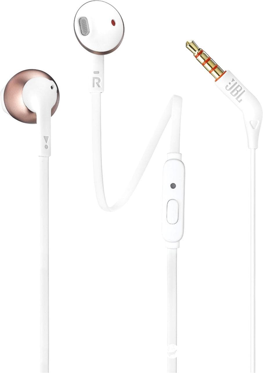 Навушники JBL Tune 205 Chrome (JBLT205CRM)