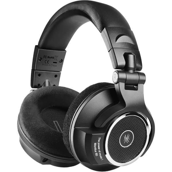 Навушники OneOdio Monitor 80 3,5мм/6,35мм з кейсом Black