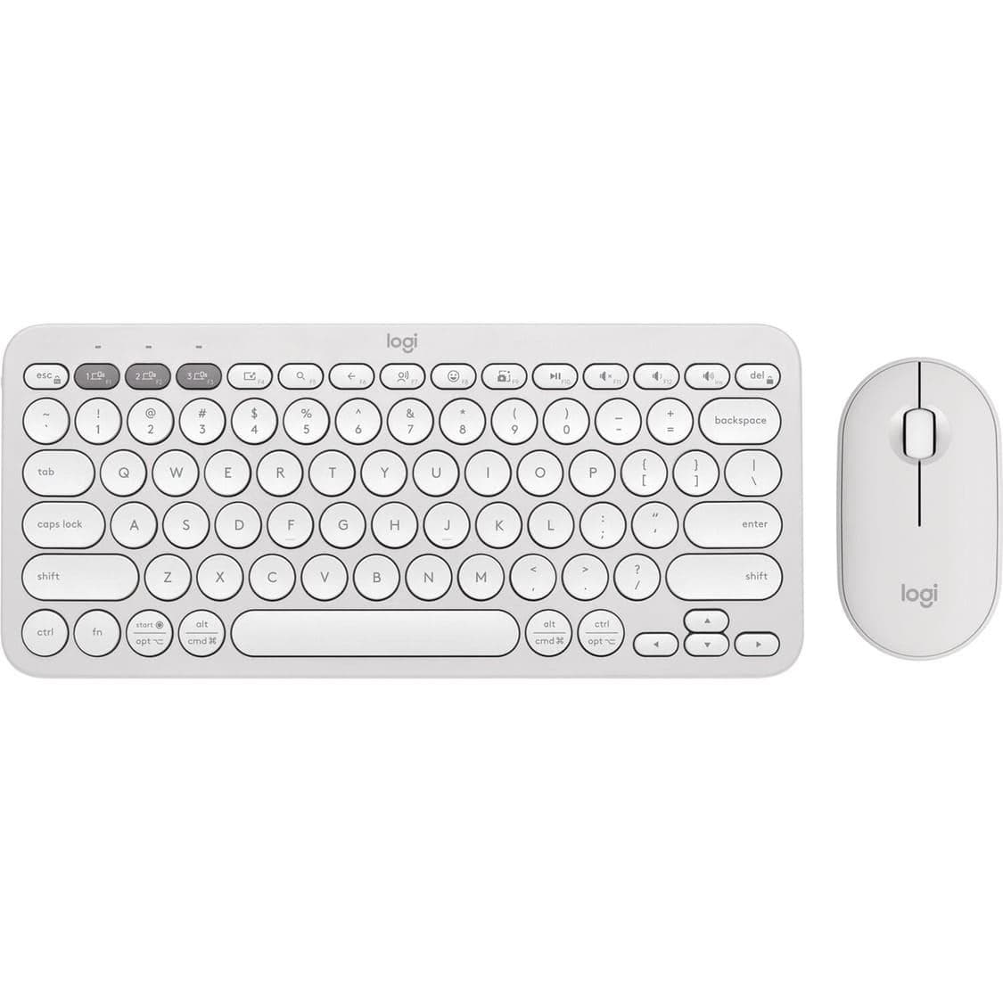 Комплект (Клавіатура та Миша) Logitech Pebble 2 Combo Tonal UA (920-012240) White