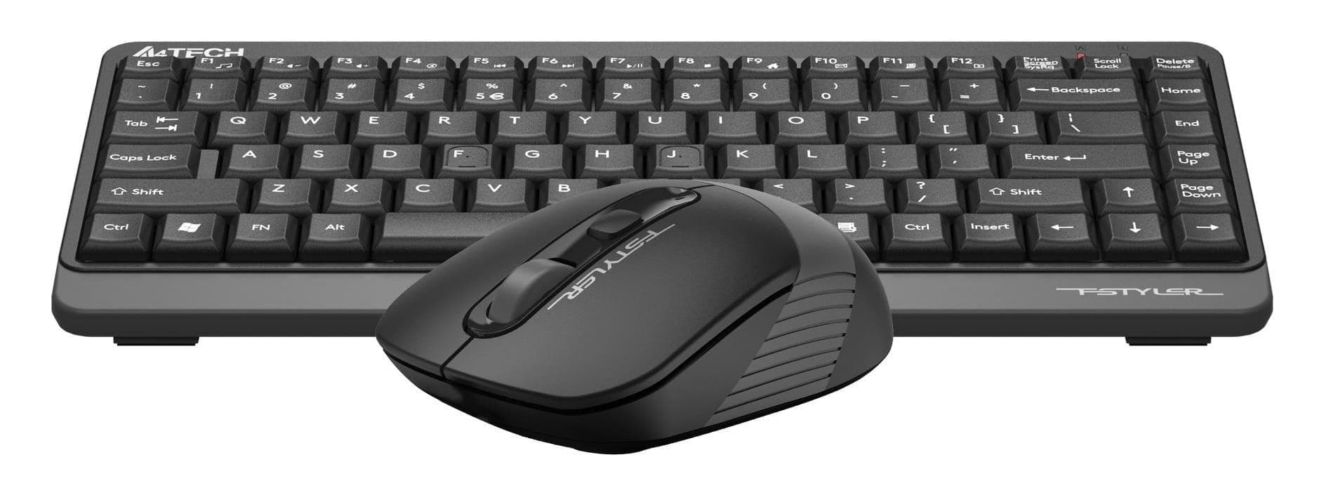 Комплект (Клавіатура та Миша) A4Tech FG1110 Fstyler Wireless Black-Grey