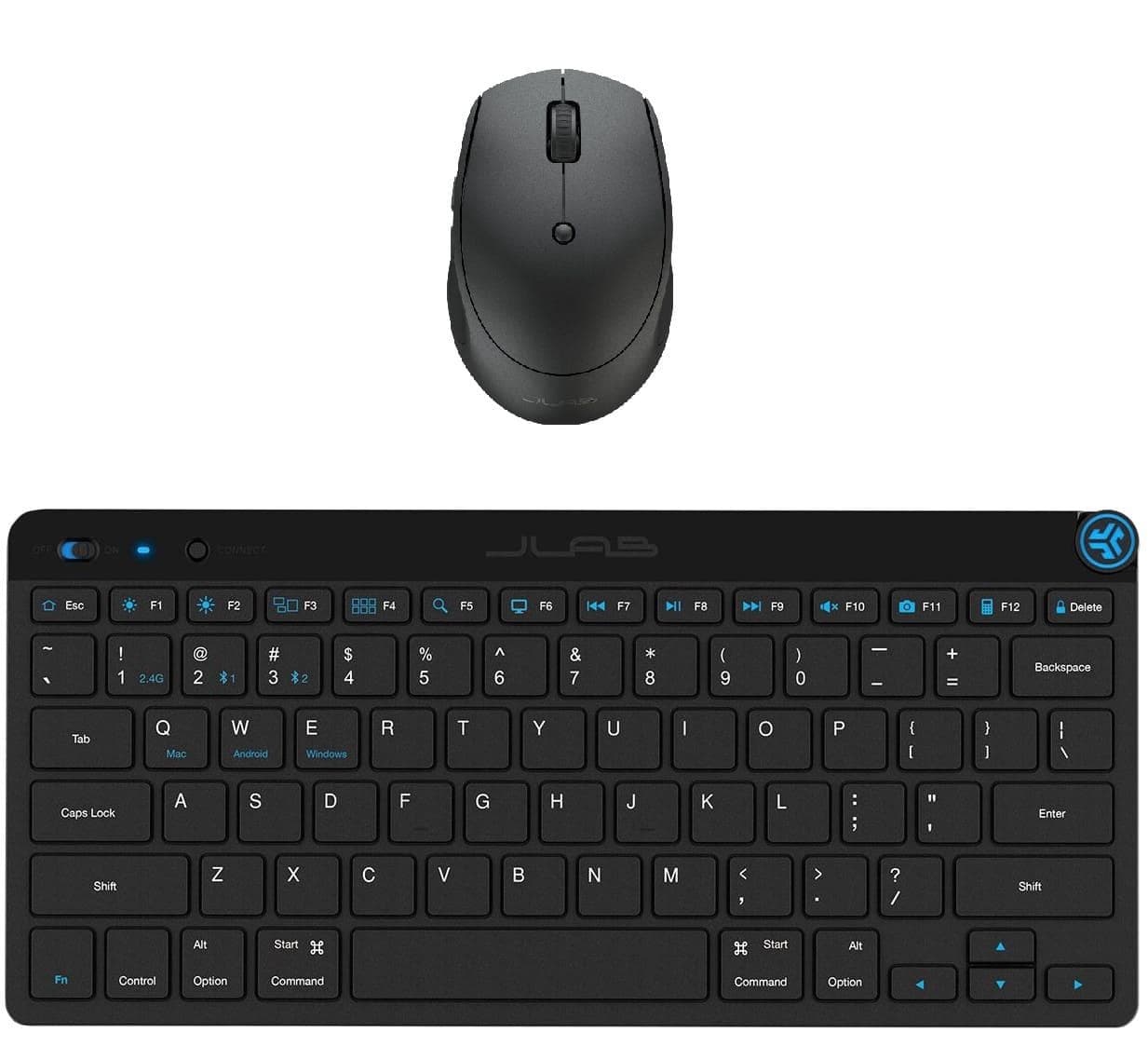 Комплект (Клавіатура та Миша) JLAB Go Work (IEUKMGOBUNDLE4) Black
