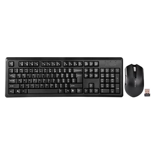 Комплект (Клавіатура та Миша) A4Tech 4200N V-Track Wireless Black