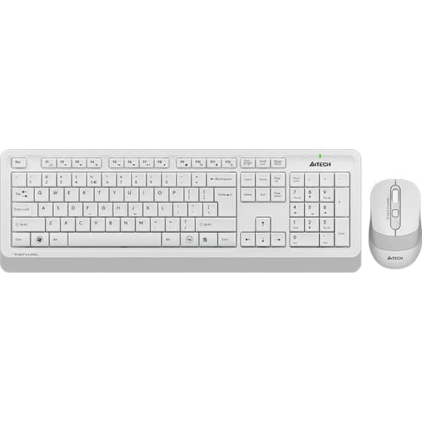 Комплект (Клавіатура та Миша) A4Tech F1110 Fstyler Wireless White