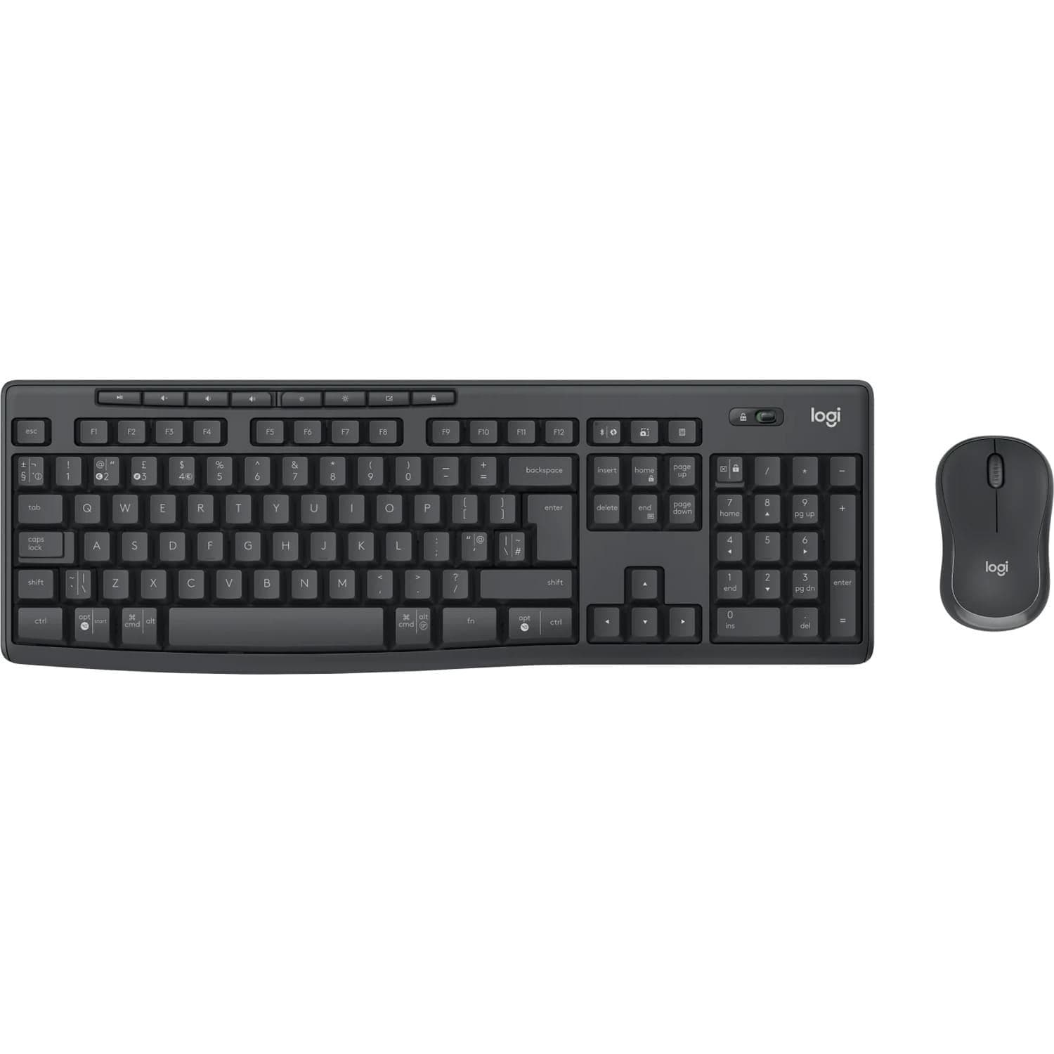 Комплект (Клавіатура та Миша) Logitech MK370 Combo for Business (920-012077) Wireless Graphite