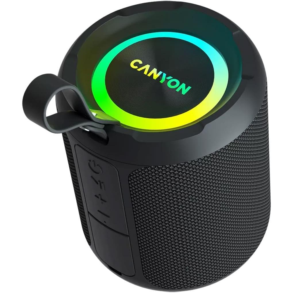 Портативна акустика CANYON OnMove 11 IPX6 TWS 20W EQ RGB Black