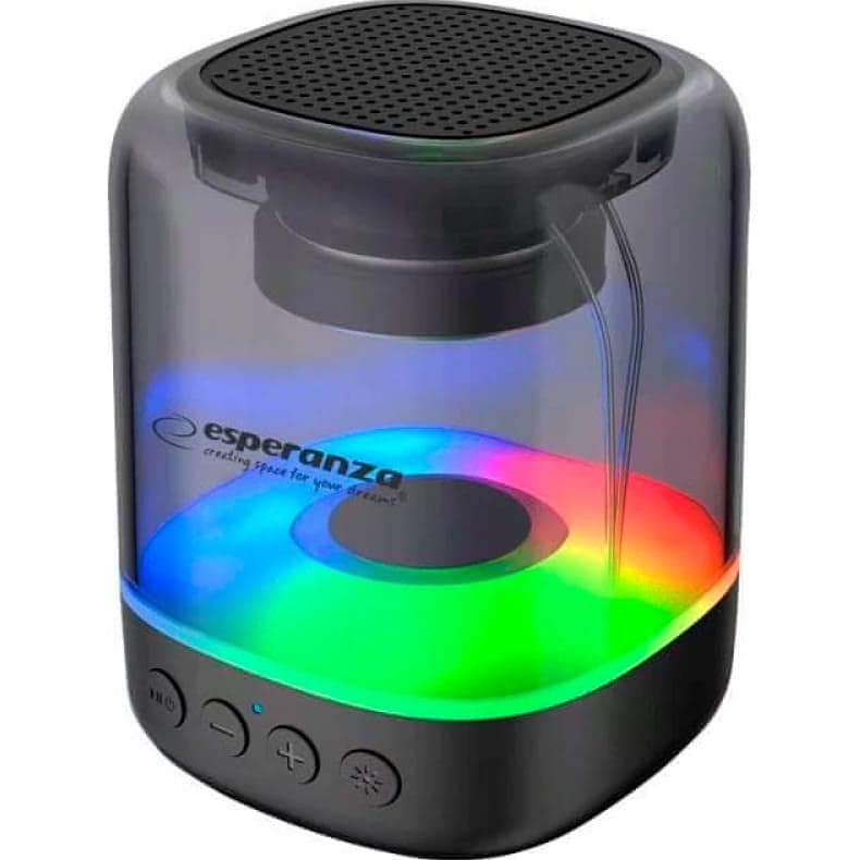 Портативна акустика Esperanza Bluetooth RGB Illuminated FM Viola