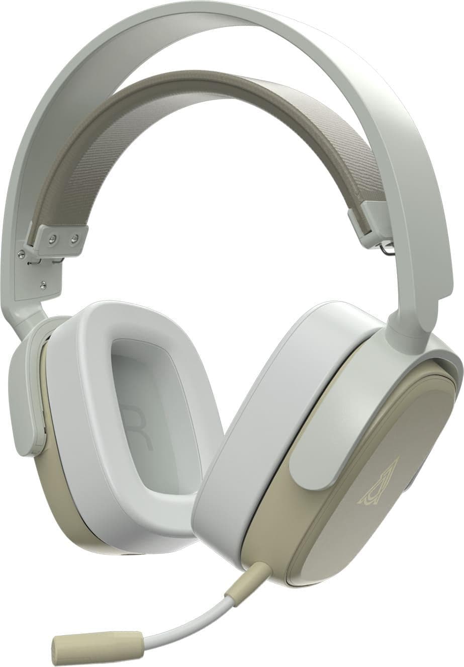 Ігрова гарнітура Ajazz AHM09 MAX Gray White (AHM09-MAX-GW)