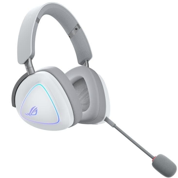 Ігрова гарнітура Asus ROG Delta II BT/WL RGB Moonlight White