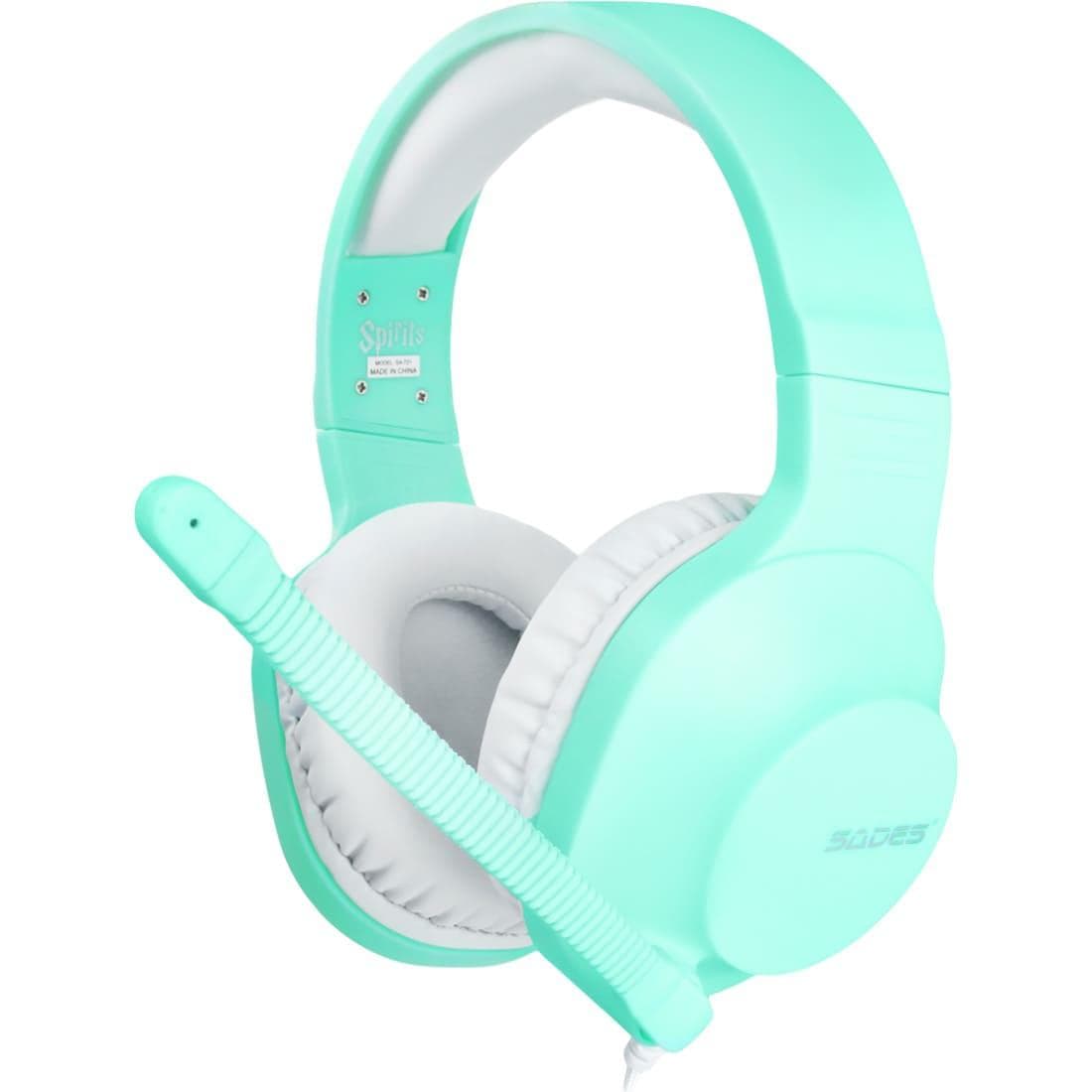 Ігрова гарнітура Sades SA-721 Spirits Cyan (sa721cnj)