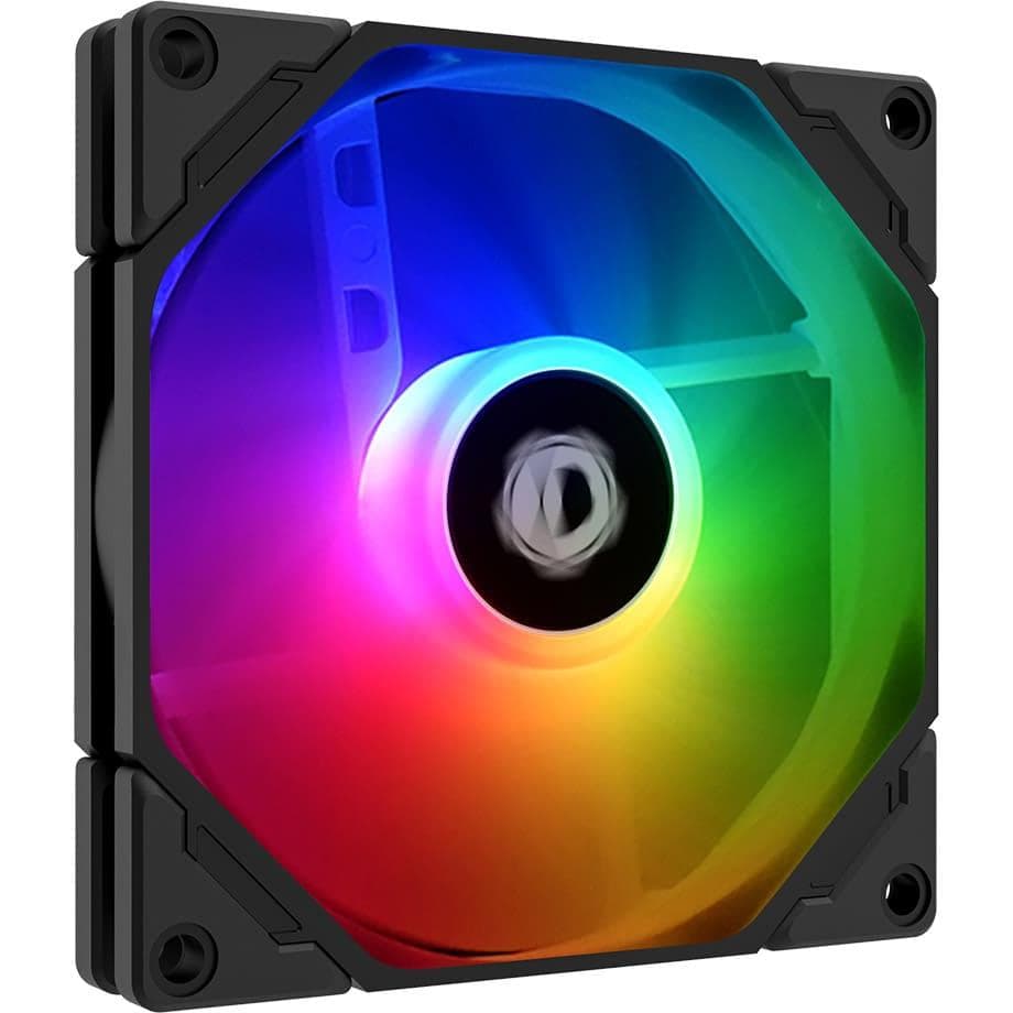 Вентилятор ID-Cooling TF-9215 ARGB, 92x92x15мм, 4-pin, черно-белый