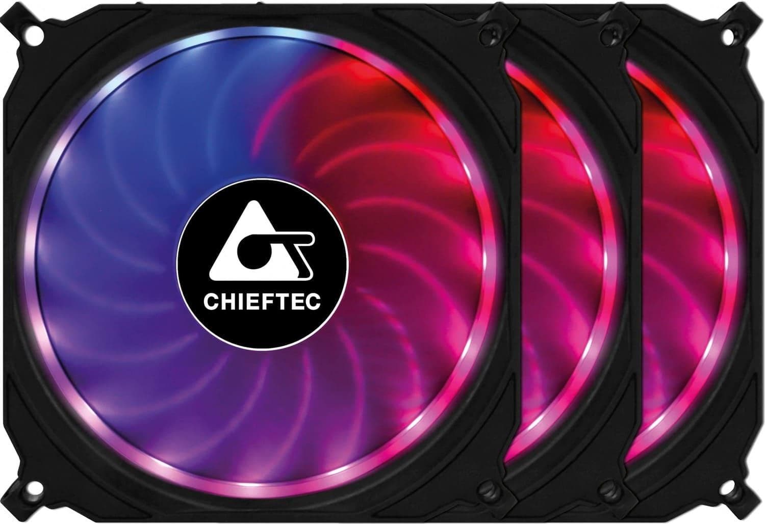 Комплект вентиляторов Chieftec CF-3012 RGB 3-Pack (CF-3012-RGB)