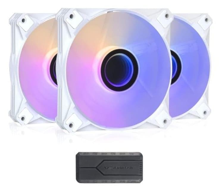 Комплект вентиляторов DARKFLASH INF8 PRO 3IN1 white