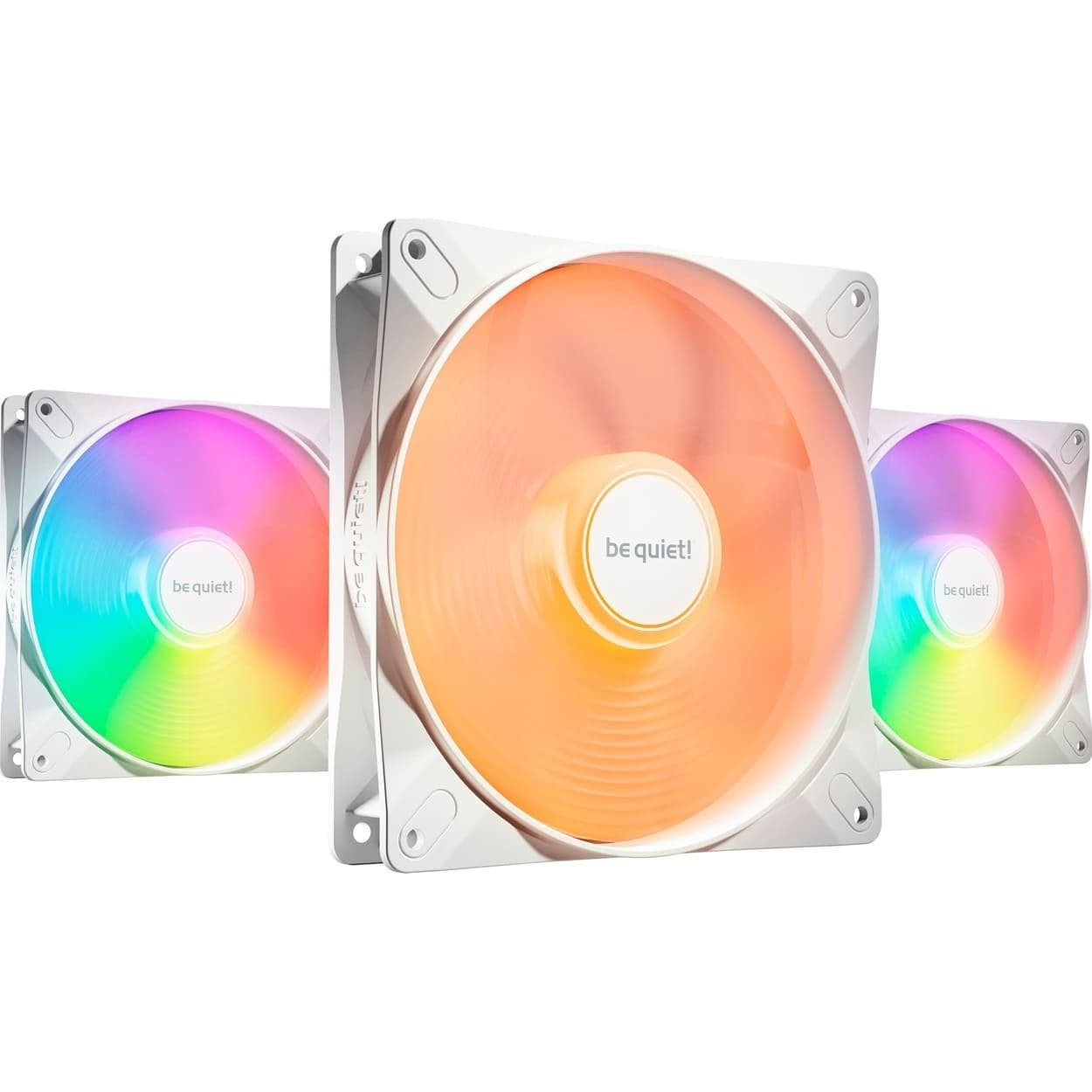 Комплект вентиляторов be quiet! LIGHT WINGS LX 140mm PWM white 3 шт (BL128)