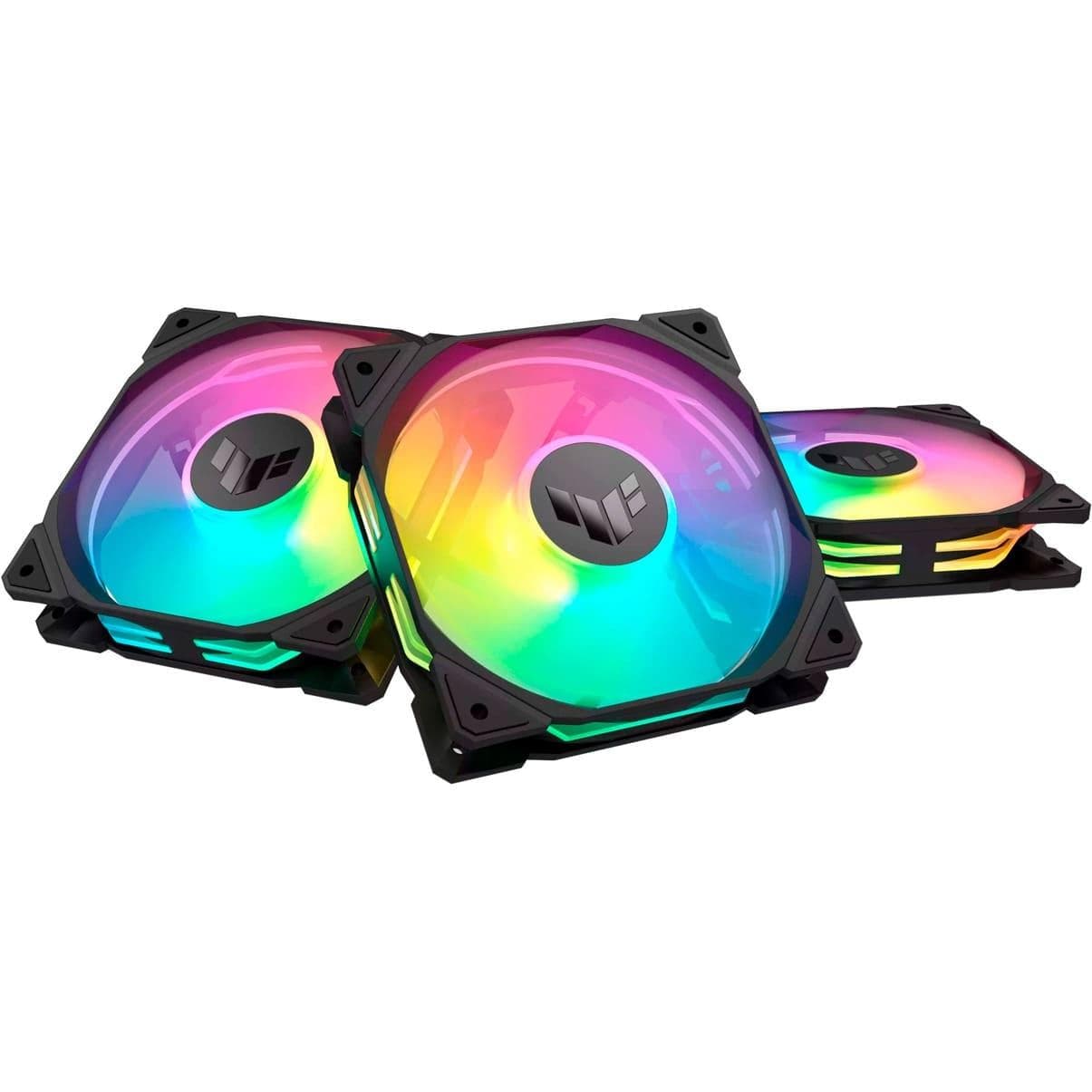 Комплект вентиляторов Asus TUF Gaming 120мм TR120 ARGB Triple Pack (90DA0090-B09020) Black